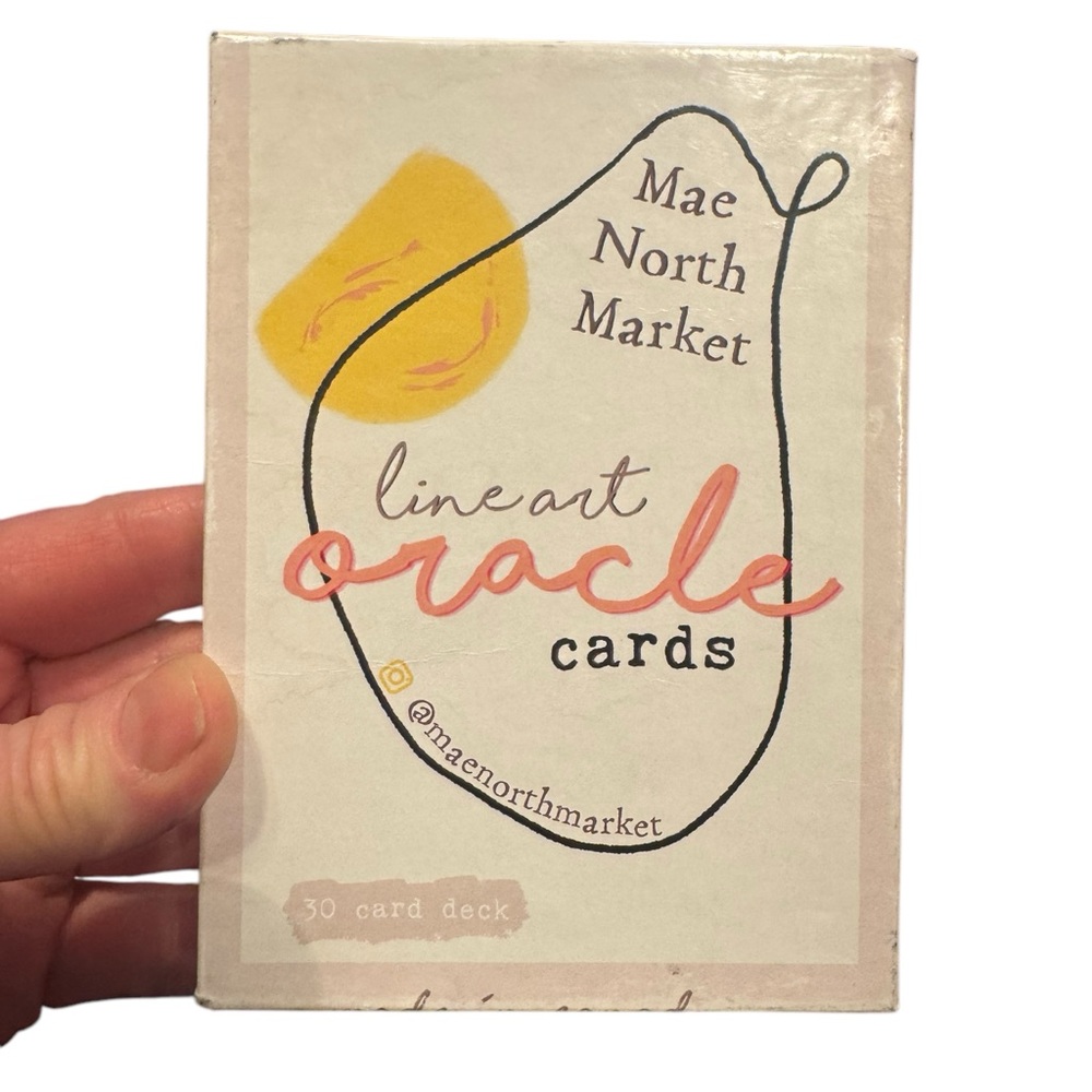 Mae North Market Line Art Oracle Cards RARE Canadian Deck